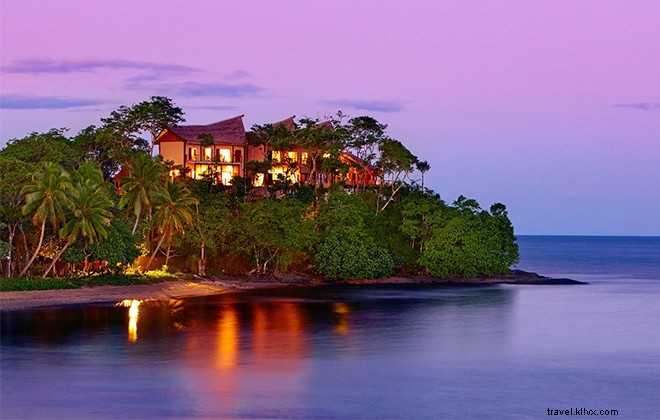 Ajuste seu relógio interno para o horário da ilha neste resort Fiji Auberge 
